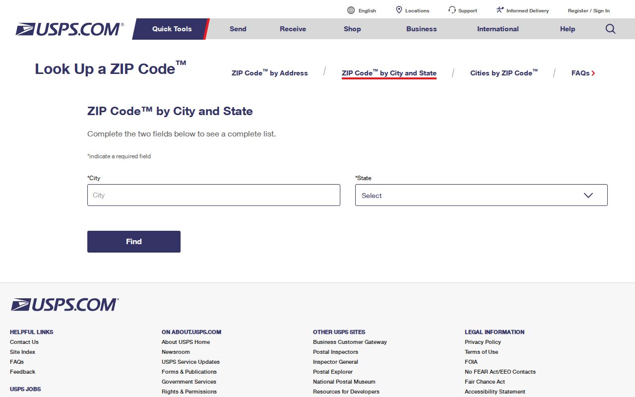 San Leandro ZIP code directory view of USPS city and state ZIP lookup
